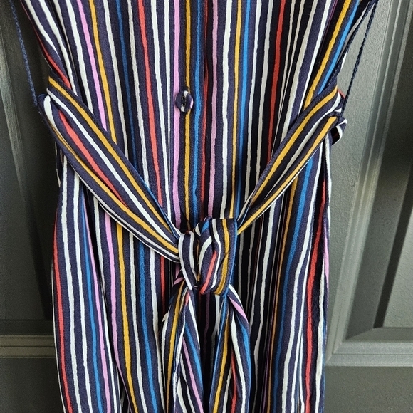 Maeve by Anthropologie Letty Striped Shirtdress Sz 2 - Picture 8 of 13